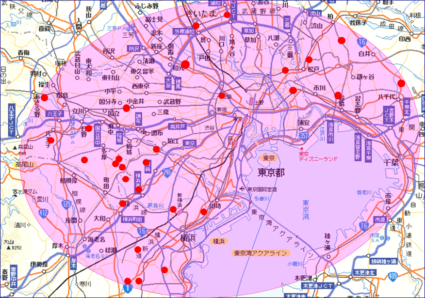 青春ボード分布図