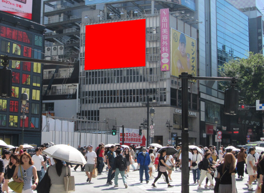 渋谷109前ボード